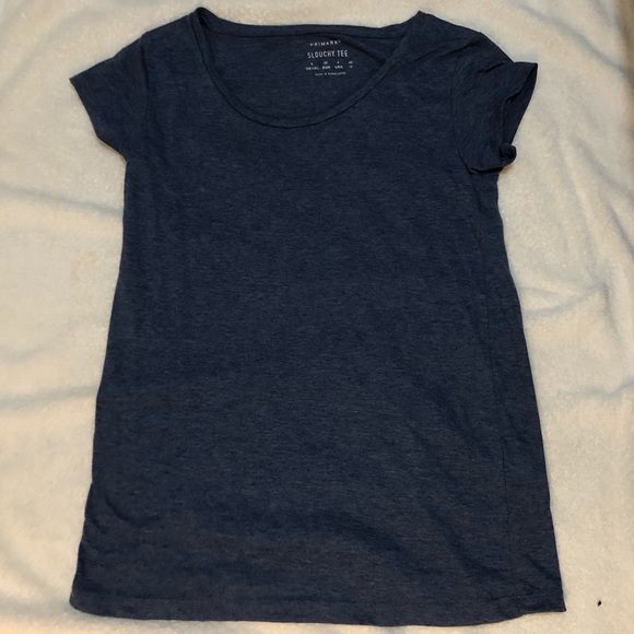 Blue casual scoop neck - Picture 1 of 1
